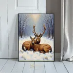 ANI deer in snow forest 161