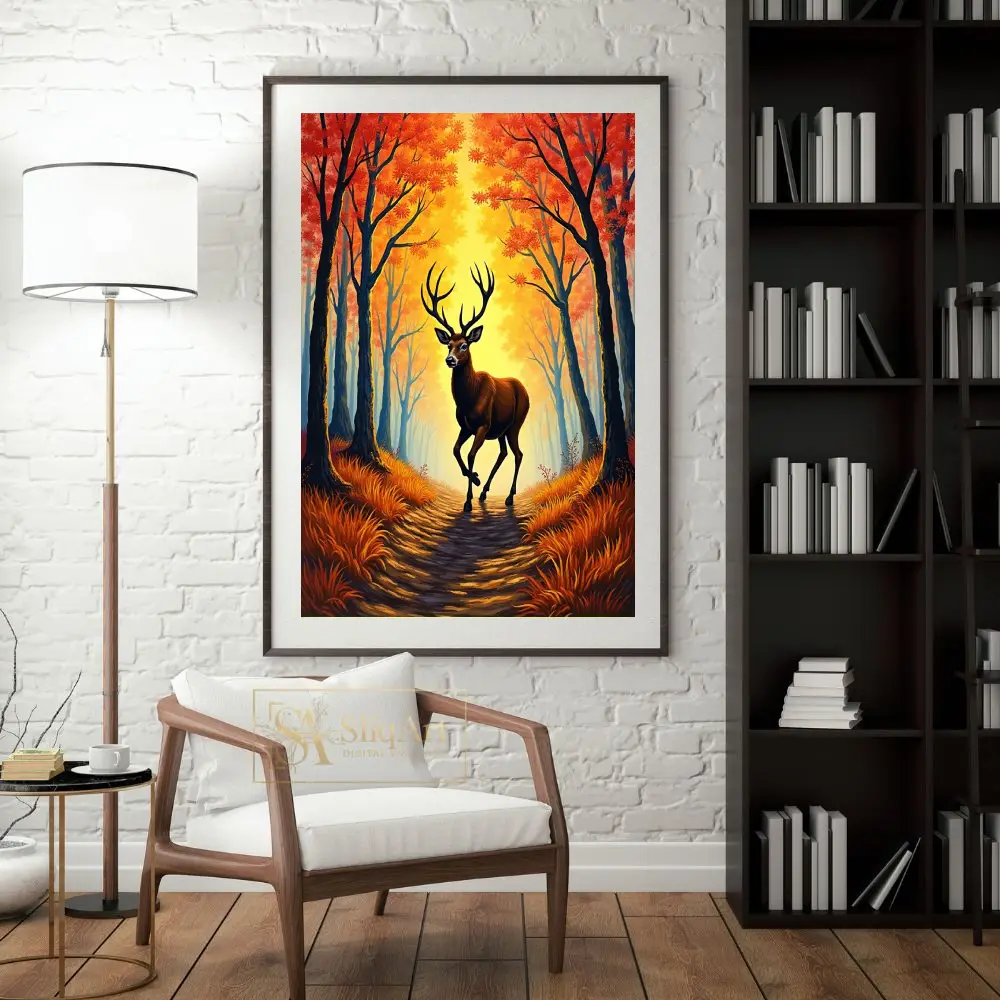 ANI-deer-in-wooded-park-165-04 ANI deer in wooded park 165