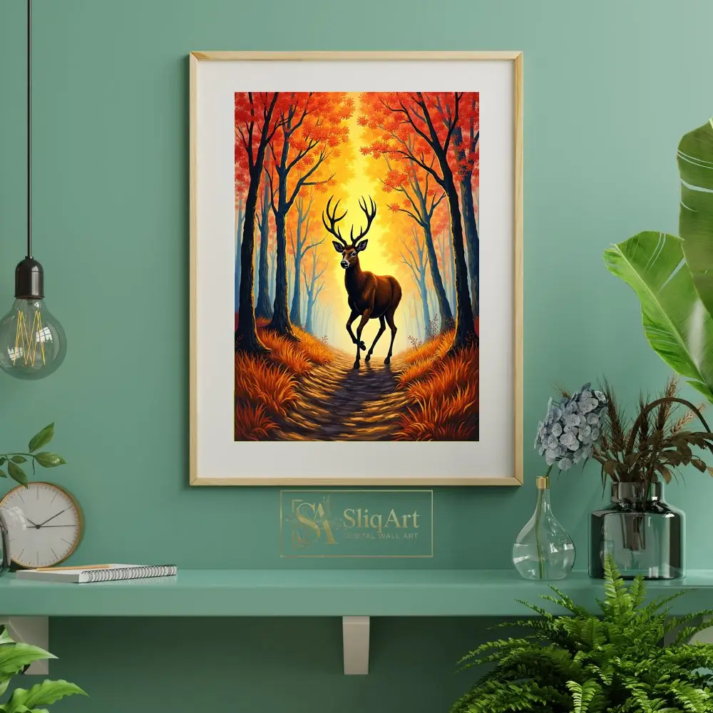 ANI-deer-in-wooded-park-165-06 ANI deer in wooded park 165