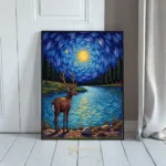 ANI deer moon river 167