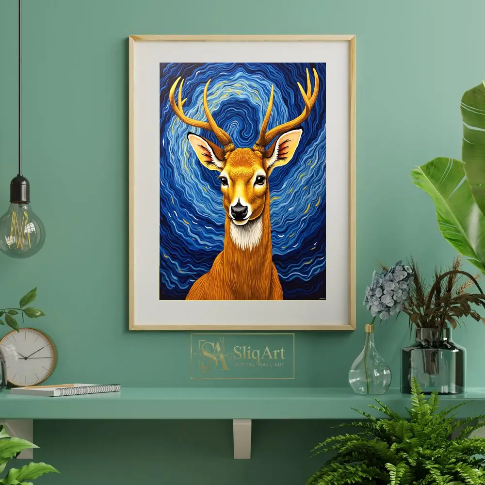 ANI-deer-portrait-with-blue-background-173-06 ANI deer portrait with blue background 173