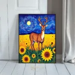 ANI deer under starlit sky 177
