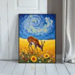 ANI deer under starry sky 178