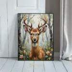 ANI deer with antlers and earrings poster 182