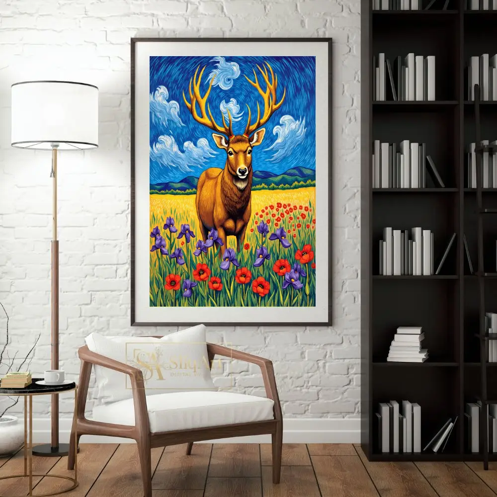 ANI-deer-with-flowers-184-04 ANI deer with flowers 184