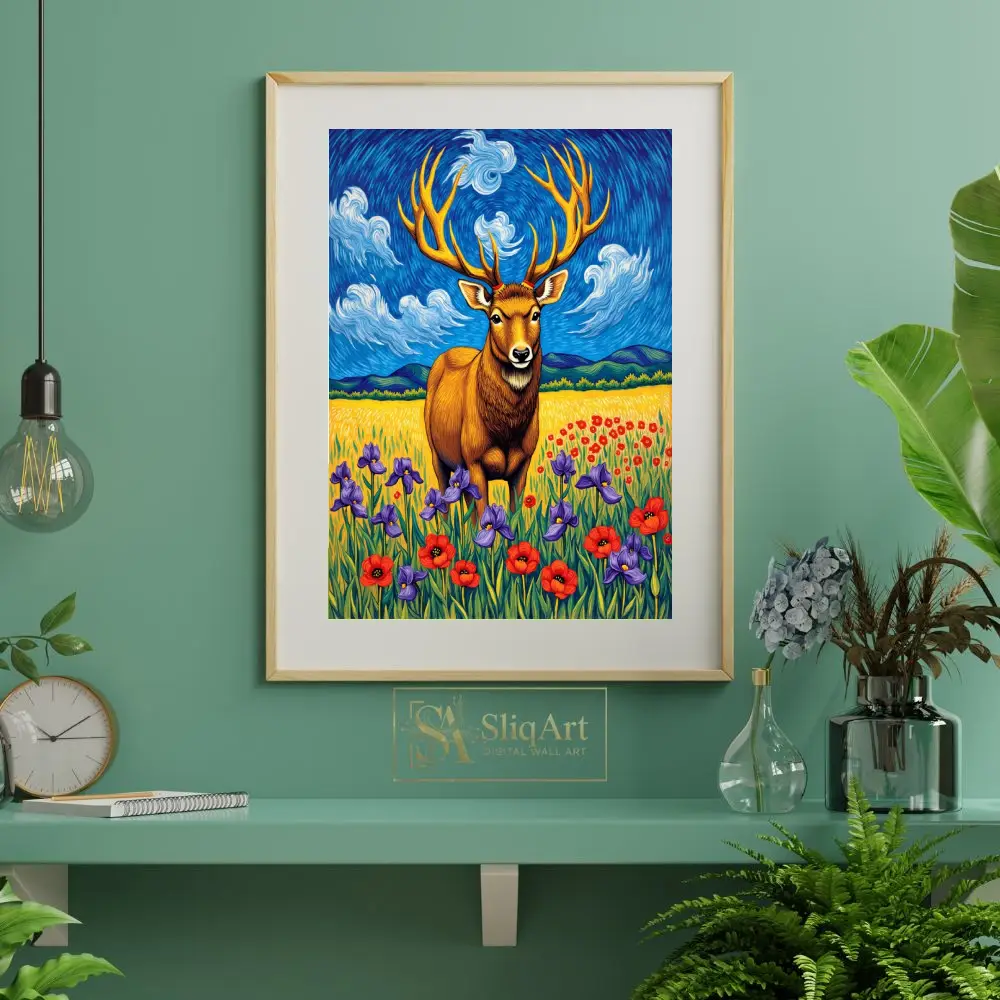 ANI-deer-with-flowers-184-06 ANI deer with flowers 184