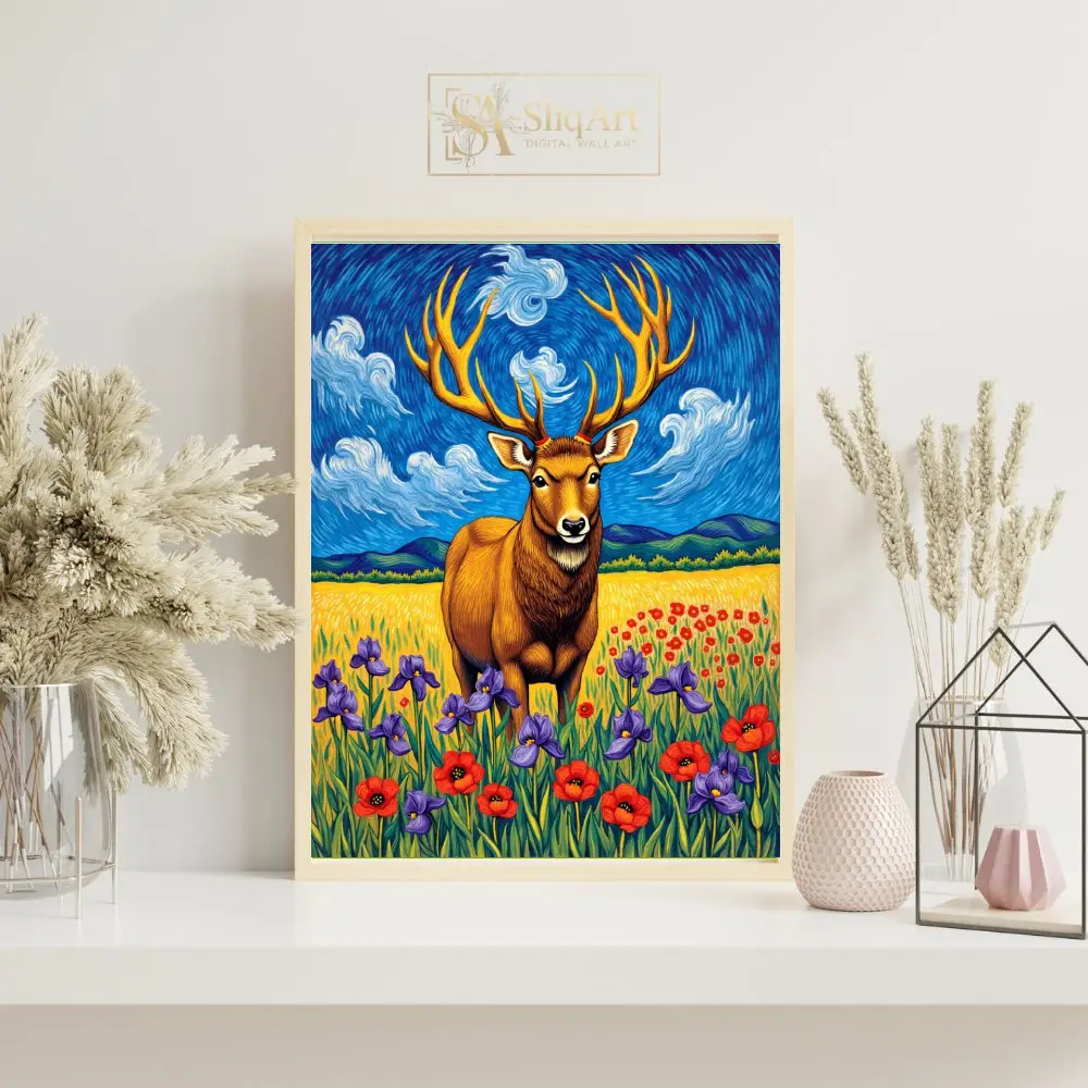 ANI-deer-with-flowers-184-07 ANI deer with flowers 184