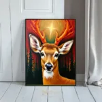 ANI deer with red eyes and antlers 185