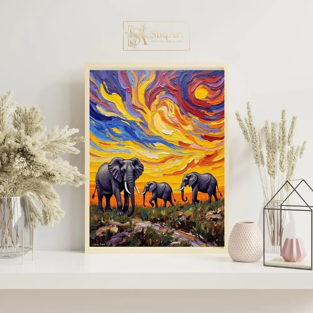 ANI-elephant-herd-sunset-197-07 ANI elephant herd sunset 197