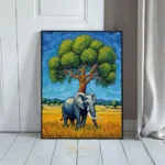 ANI elephant in wheat field 201