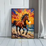ANI galloping horse at sunset 233