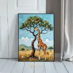ANI giraffe by tree 235