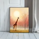 ANI giraffe sunrise 241