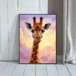 ANI giraffe sunset portrait 242