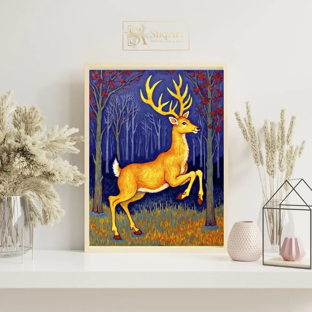 ANI-golden-deer-standing-in-forest-244-07 ANI golden deer standing in forest 244