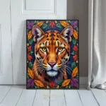 ANI jaguar portrait holiday theme 286