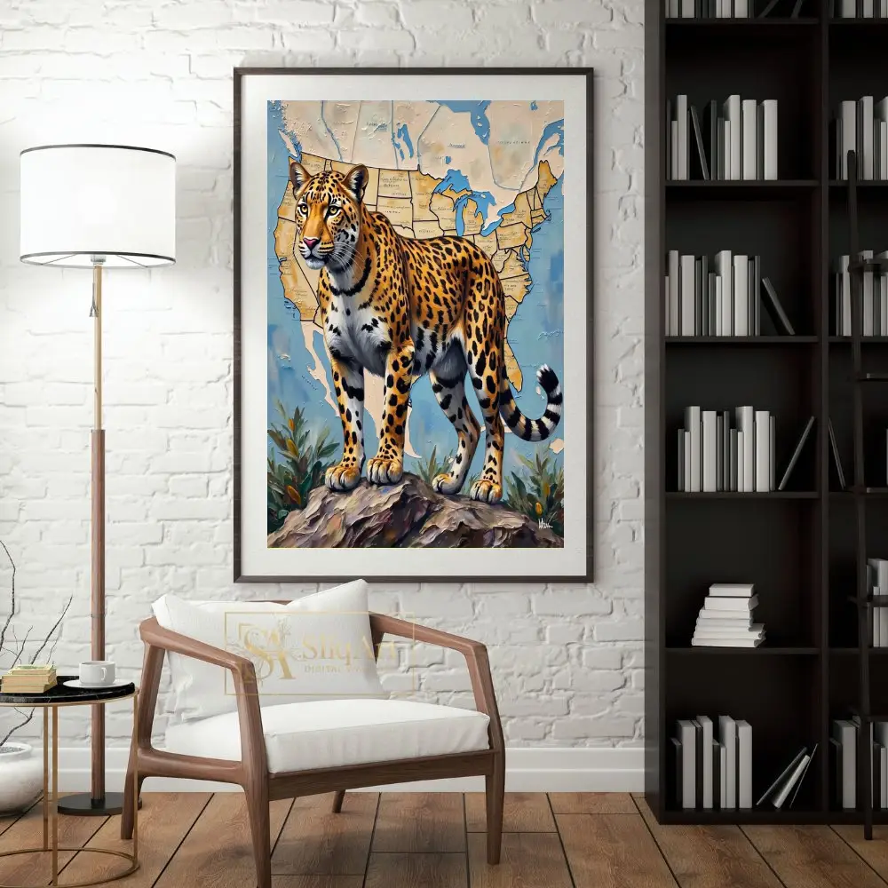 ANI-leopard-in-state-shaped-painting-294-04 ANI leopard in state shaped painting 294