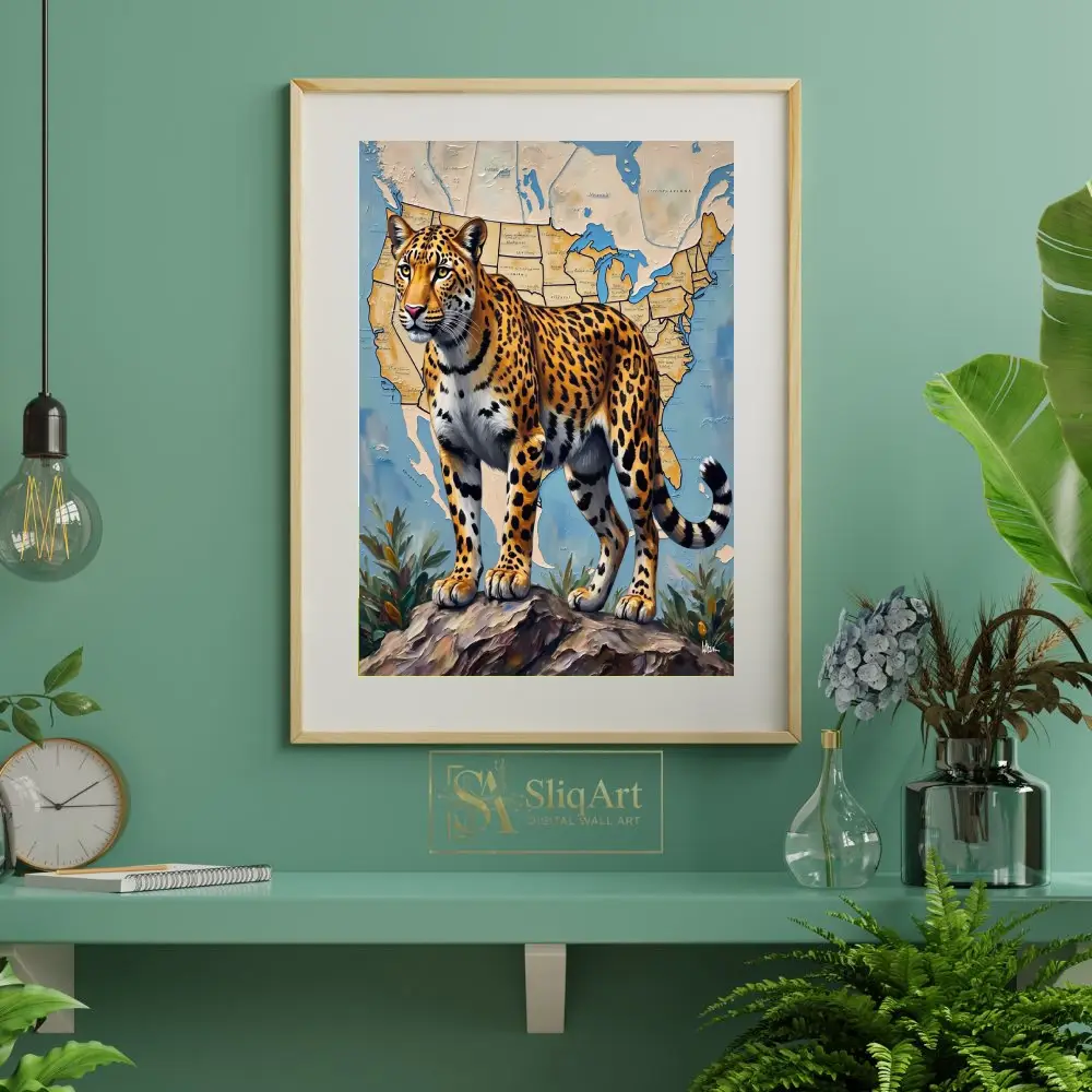 ANI-leopard-in-state-shaped-painting-294-06 ANI leopard in state shaped painting 294