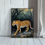 ANI leopard roaming through forest 300