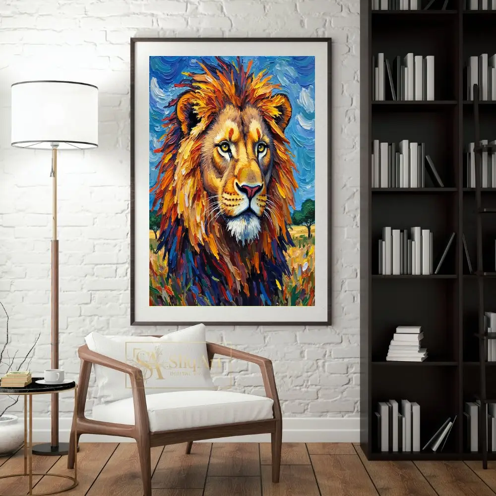 ANI-lion-portrait-artwork-307-04 ANI lion portrait artwork 307