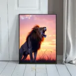 ANI lion roar sunset 309
