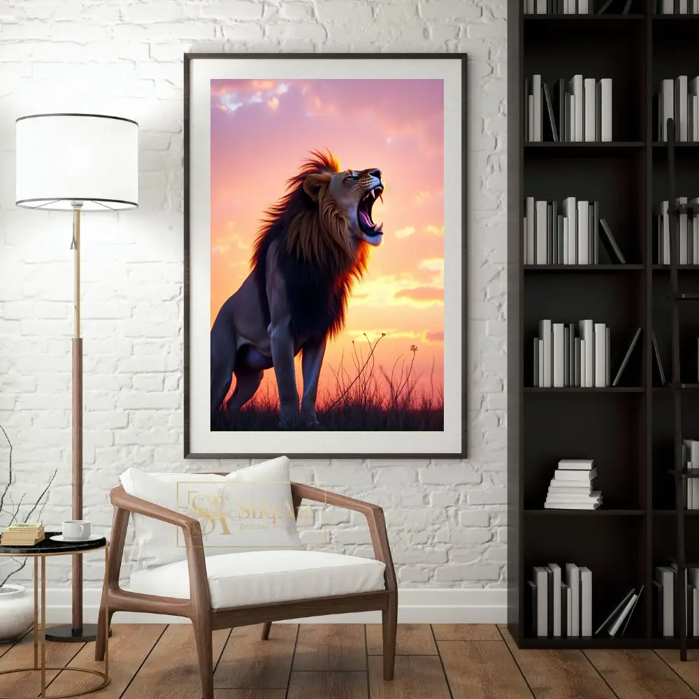 ANI-lion-roar-sunset-309-04 ANI lion roar sunset 309