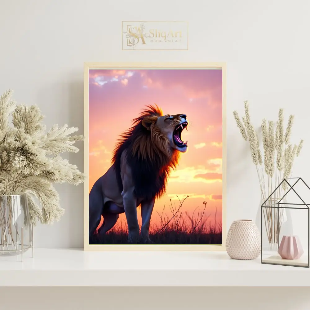 ANI-lion-roar-sunset-309-07 ANI lion roar sunset 309