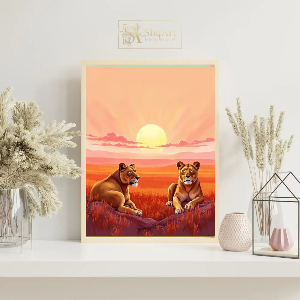 ANI-lioness-lion-sunset-303-07 ANI lioness lion sunset 303