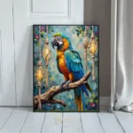 ANI parrot perched branch 344