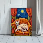 ANI siamese cat art poster 374