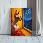 ANI siamese cat in front of a window 381