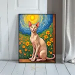 ANI sphynx cat artwork 408
