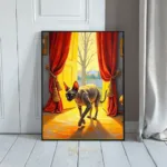 ANI sphynx cat in a living room 410