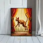 ANI sphynx cat on stage 412