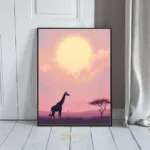 ANI sunset giraffe 420