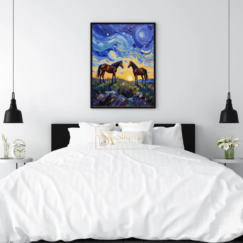 ANI-sunset-horse-art-421-02 ANI sunset horse art 421