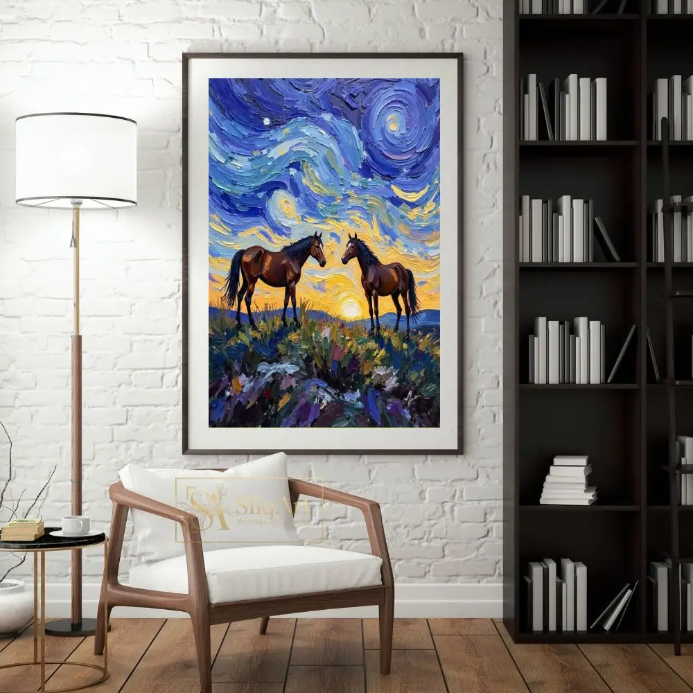ANI-sunset-horse-art-421-04 ANI sunset horse art 421