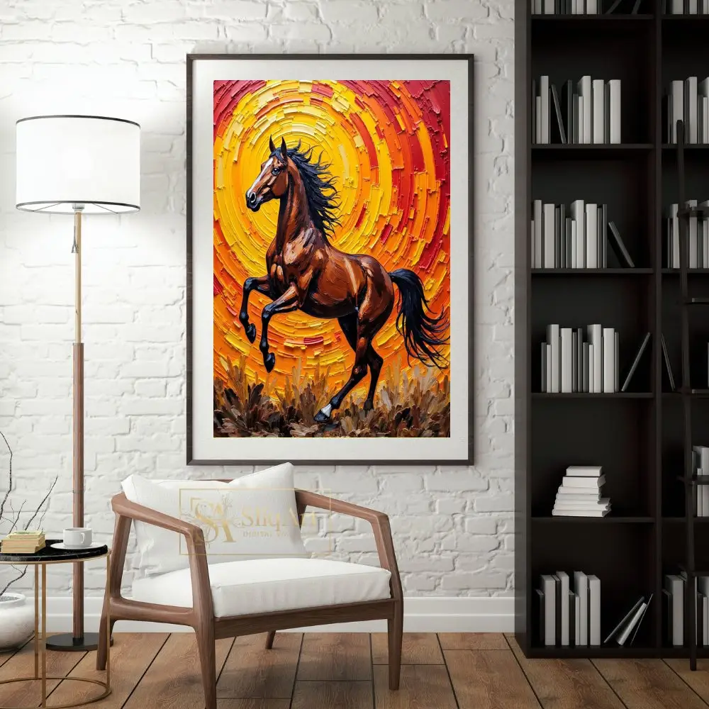 ANI-sunset-horse-painting-422-04 ANI sunset horse painting 422