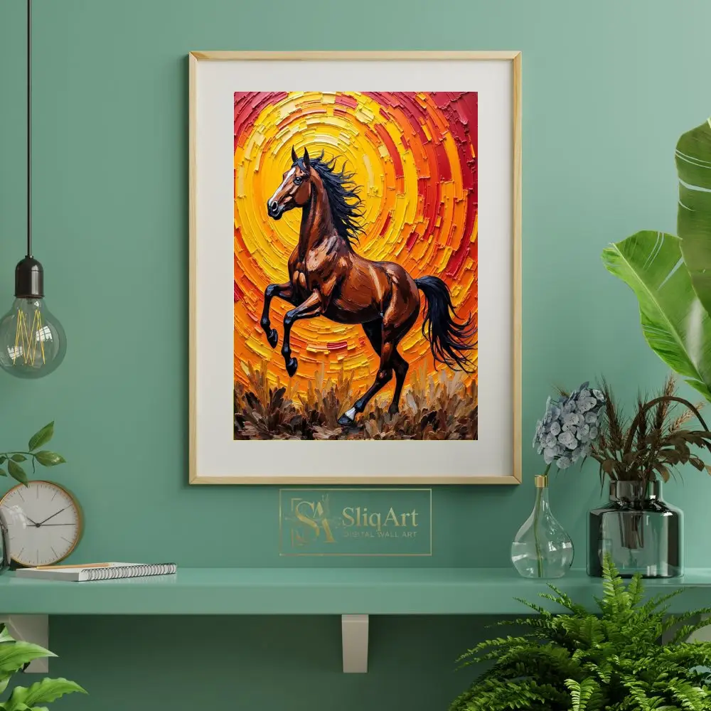 ANI-sunset-horse-painting-422-06 ANI sunset horse painting 422