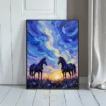 ANI sunset horses landscape 423