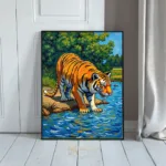 ANI tiger by stream 436
