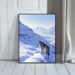 ANI wolf on snowy mountain 468