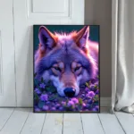 ANI wolf resting on ground 469