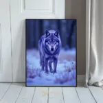 ANI wolf standing in snow 471