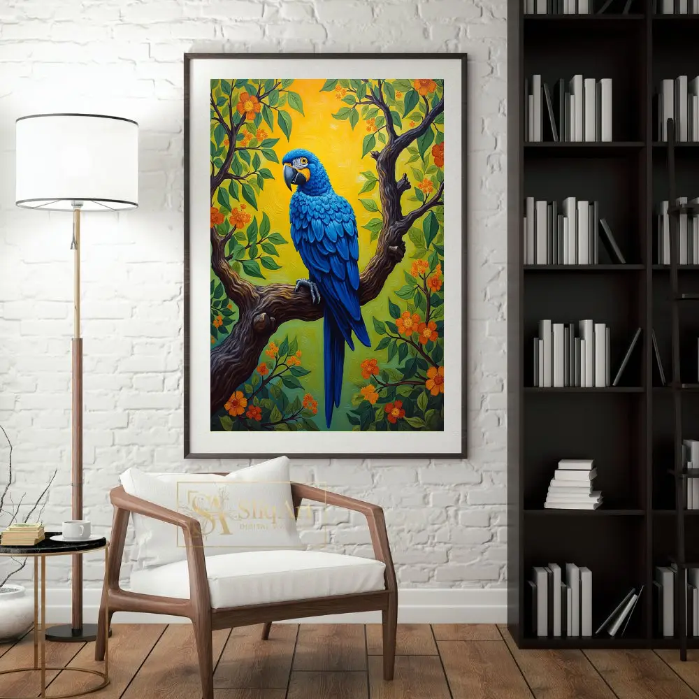 BRD-blue-parrot-painting-072-04 BRD blue parrot painting 072