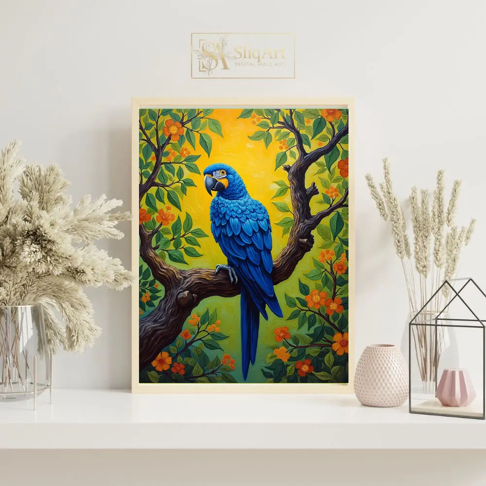 BRD-blue-parrot-painting-072-07 BRD blue parrot painting 072