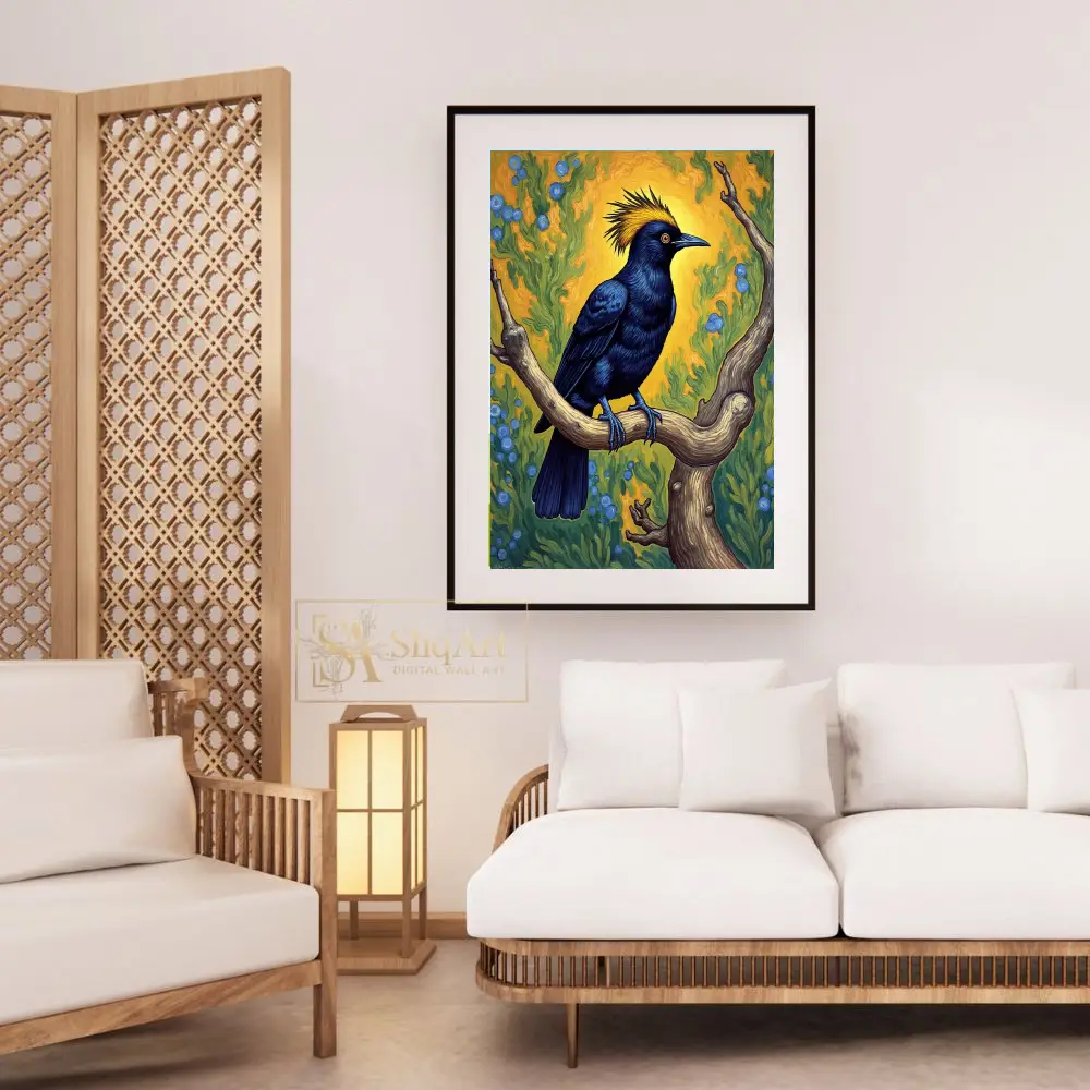 BRD-bluejay-perched-on-tree-branch-067-03 BRD bluejay perched on tree branch 067