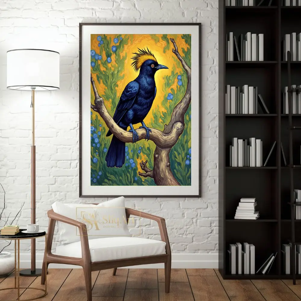 BRD-bluejay-perched-on-tree-branch-067-04 BRD bluejay perched on tree branch 067