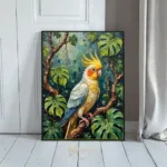 BRD colorful parrot on branch 113