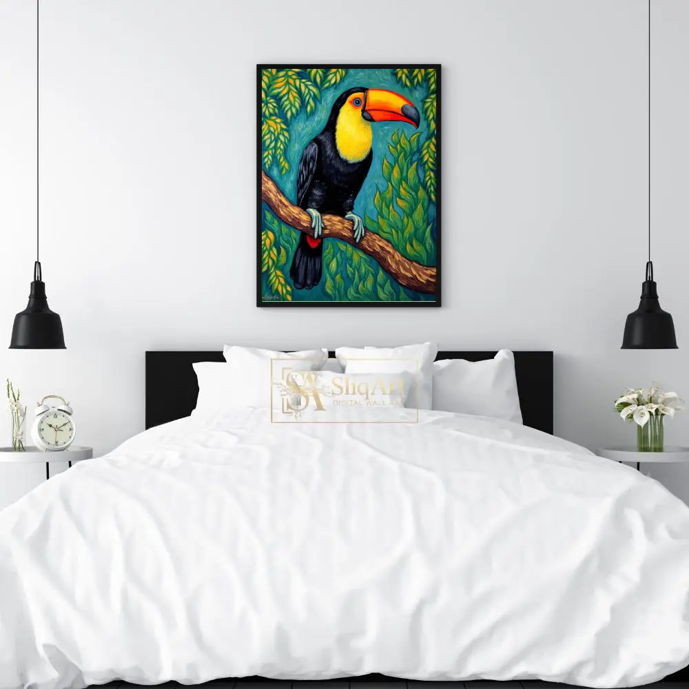 BRD-colorful-toucan-perched-on-branch-123-02 BRD colorful toucan perched on branch 123